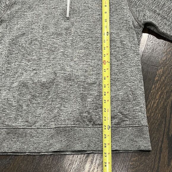 LULULEMON Engineered Warmth 1/2 Zip Pullover Men’s Medium Gray Wool Blend - Picture 5 of 6